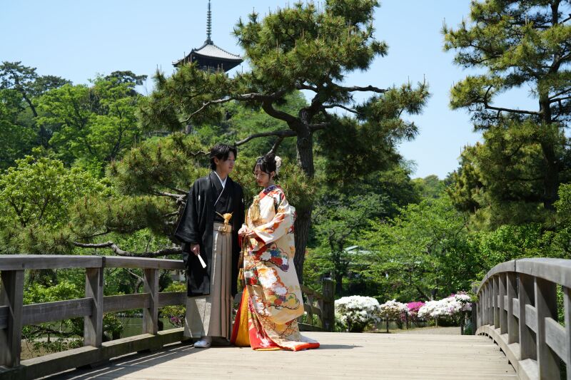 【三溪園ロケーションプラン】横浜で和装といえば！どの時期にもおすすめ★全データ/移動車/アテンド込み