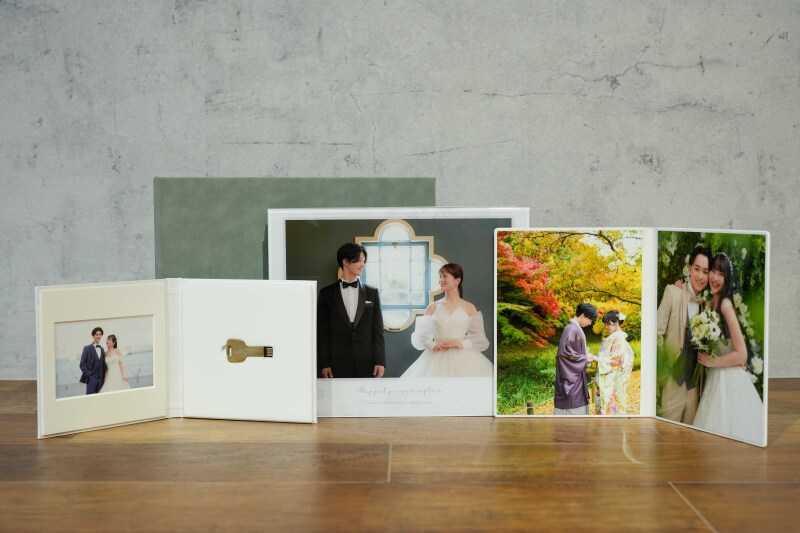 【スタジオ洋装プラチナアルバム付きプラン】 全データ付き