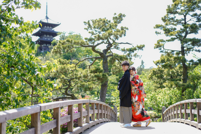 【三溪園ロケーションプラン】横浜で和装といえば!紅葉の時期にもおすすめ★全データ/移動車/アテンド込み