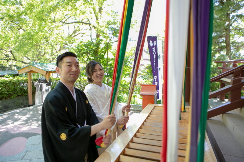 【稲毛神社ロケーションプラン】Momona川崎店から徒歩3分!和装ロケーション/データ100カット付き