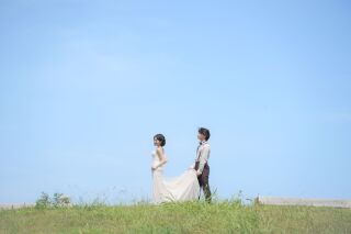 和洋装のロケーション撮影に全データ付のお得なプラン