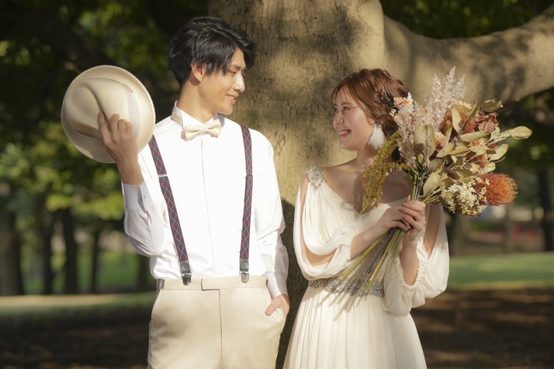 【根岸森林公園ロケーションプラン】ナチュラルテイストがお好きな方へ♪洋装ロケーション/全データ付き