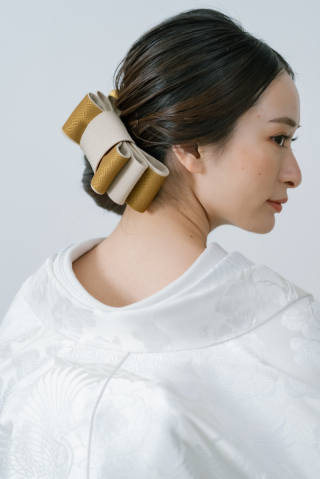 和装ヘッドパーツ　唐茶