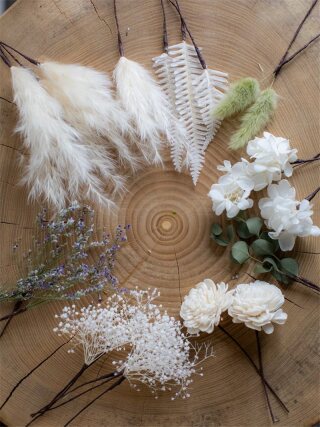 和装ドライヘッドパーツ（ミルキーホワイト）