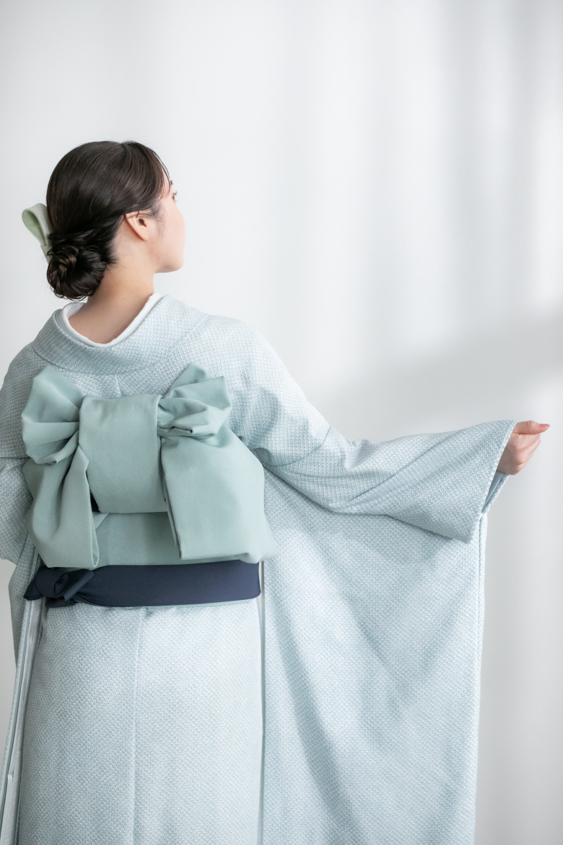 色掛下　かのこ　白縹