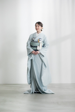 色掛下　かのこ　白縹