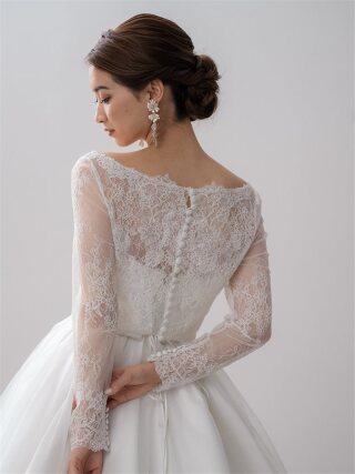 ]ﾚｰｽﾌﾞﾗｳｽ(ﾛﾝｸﾞｽﾘｰﾌﾞ)