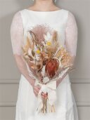 クラッチブーケ　スモーキーピンク