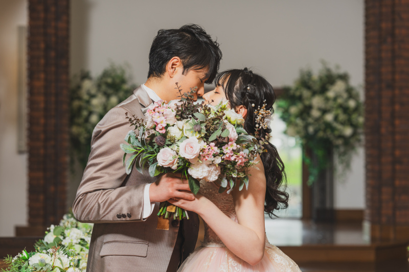 顔隠しショットも♪