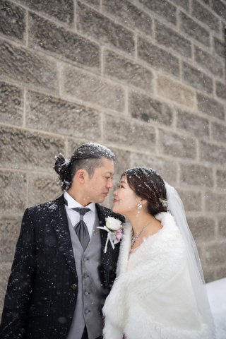 小樽で雪ロケ♡