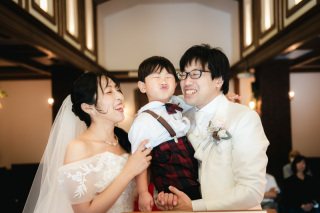 セレモニー有りのフォトウェディング♡ご家族と一緒に叶えました♪