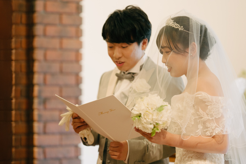 誓いの言葉で誓約のセレモニー♡