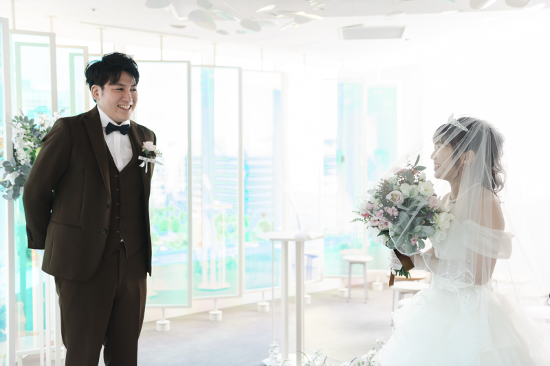 お互いのお姿を見て・・・