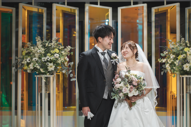 夜のチャペルで。