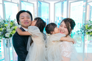 お子様と一緒に叶えた♪ファミリーフォトウェディング♡