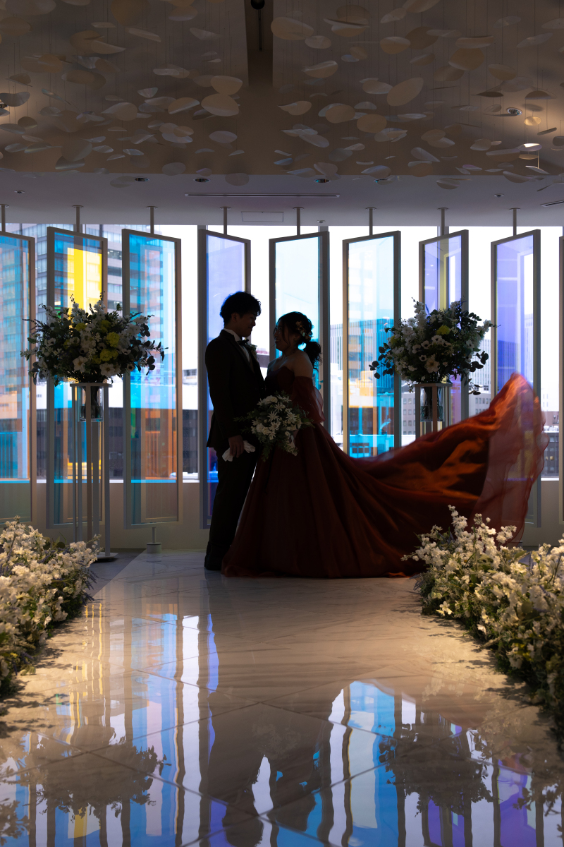 締めはシルエット写真で♡