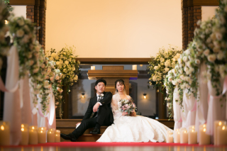 小樽チャペルで　雪　×　キャンドル　ロマンチックなフォトウェディングを・・・★