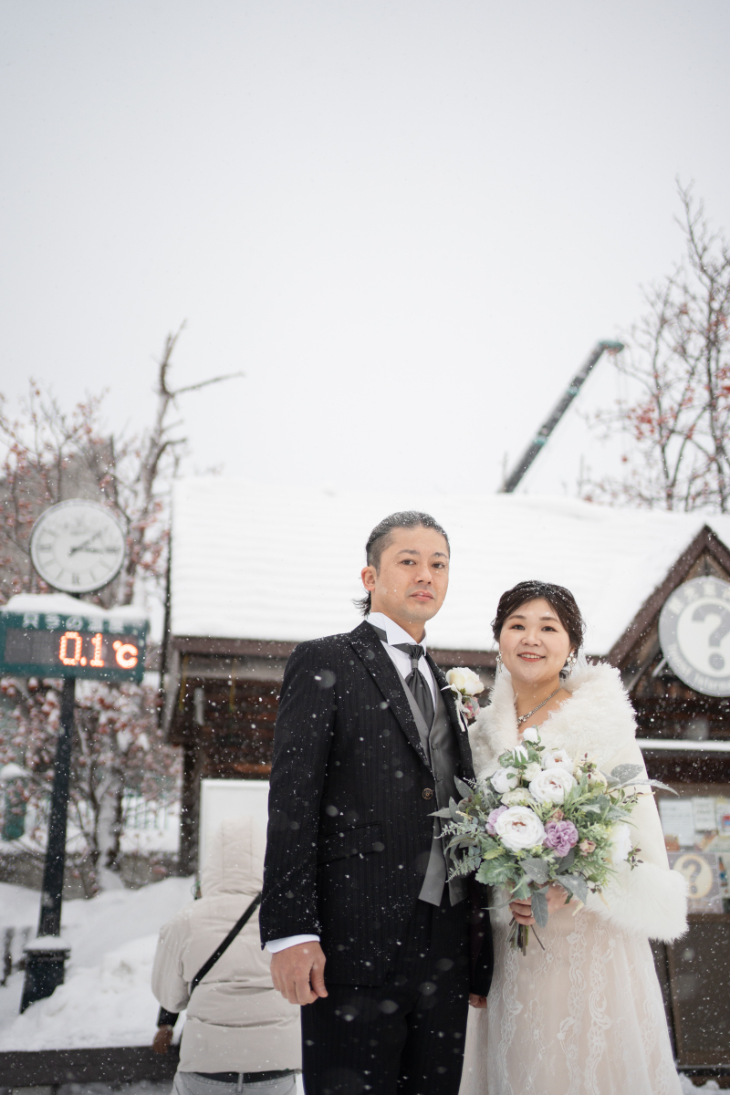 撮影時の気温も思い出に‥♡