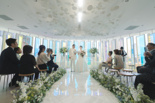 小さな結婚式 札幌店_ご家族に見守られたあたたかなフォトウェディング♡