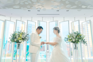 小さな結婚式 札幌店_ご家族に見守られたあたたかなフォトウェディング♡