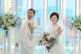 小さな結婚式 札幌店_ご家族に見守られたあたたかなフォトウェディング♡