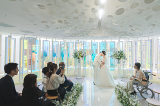 小さな結婚式 札幌店_ご家族に見守られたあたたかなフォトウェディング♡