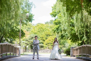 小さな結婚式 札幌店_ロケーション撮影（中島公園）