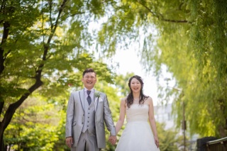 小さな結婚式 札幌店_ロケーション撮影（中島公園）