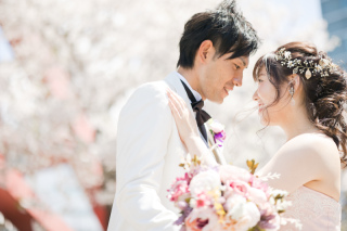 小さな結婚式 札幌店_ロケーション撮影　(大通公園)