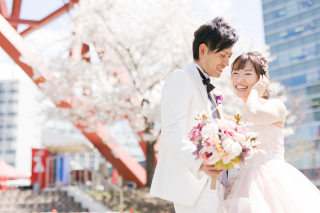小さな結婚式 札幌店_ロケーション撮影　(大通公園)