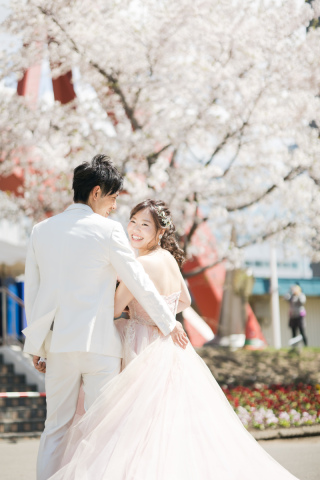 小さな結婚式 札幌店_ロケーション撮影　(大通公園)