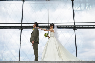 小さな結婚式 札幌店_ロケーション撮影（モエレ沼公園）