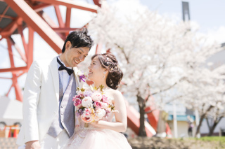 小さな結婚式 札幌店_ロケーション撮影　(大通公園)