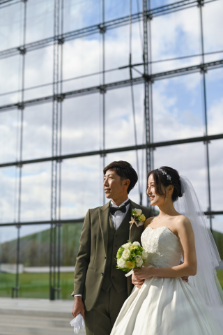 小さな結婚式 札幌店_ロケーション撮影（モエレ沼公園）
