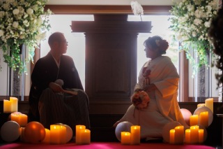 キャンドルフォトも◎