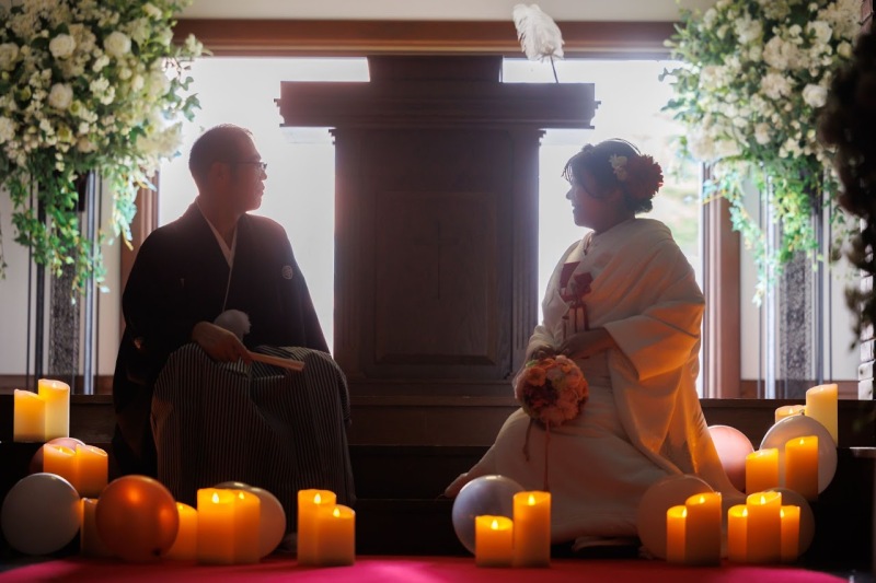 キャンドルフォトも◎