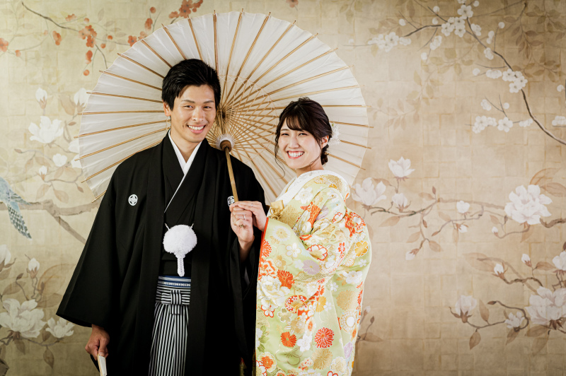 【結婚報告・年賀状にも◎】大切なご家族も一緒に撮影OK*