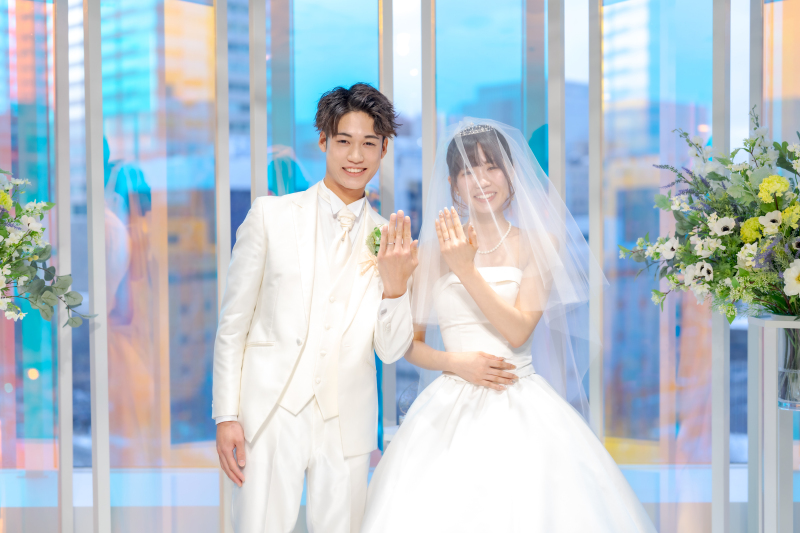 【結婚報告・年賀状にも◎】大切なご家族も一緒に撮影OK*