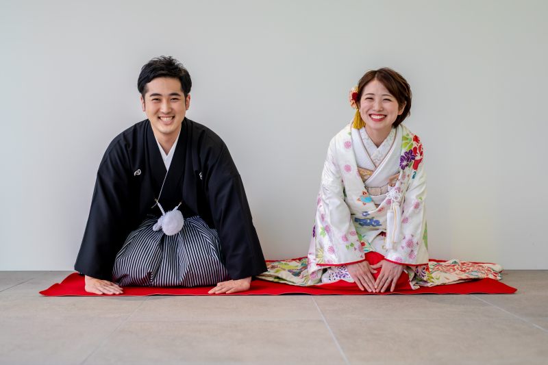 【結婚報告・年賀状にも◎】大切なご家族も一緒に撮影OK*