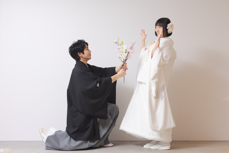 【期間限定★基本料金50%OFF】和装&洋装_衣装3着よくばりプラン|150データ付き☆スタジオ使用料込み