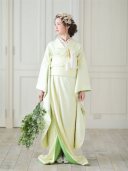 新婦 色掛下 雲流花(裂取洋花)ﾋﾜ