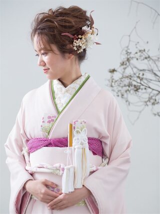 新婦 色掛下 ちりめんﾋﾟﾝｸ