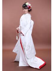 白AP-57 花集に蝶 