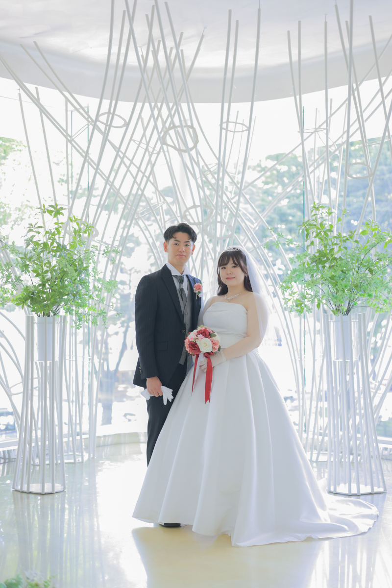 ウェディングドレスにチェンジ!