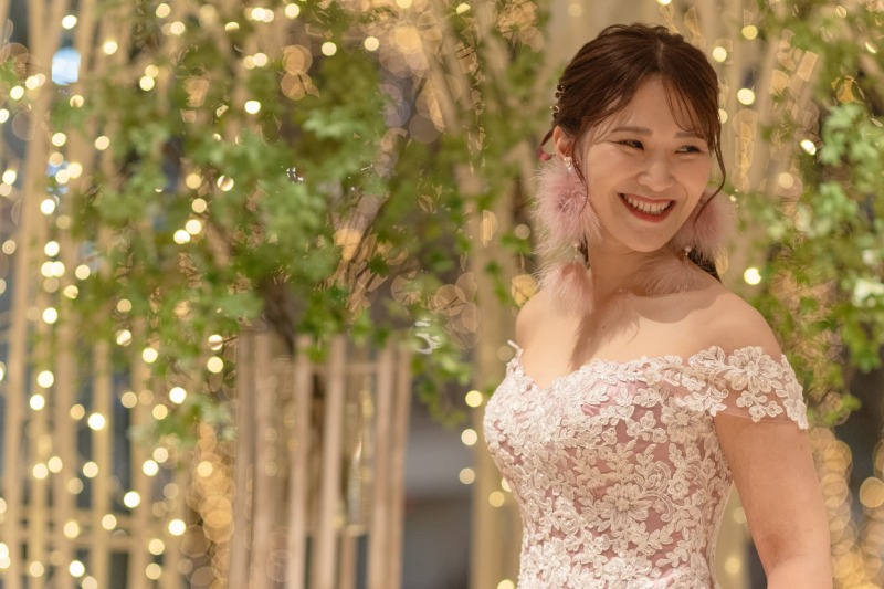 ドレスもたっぷりこだわって♪