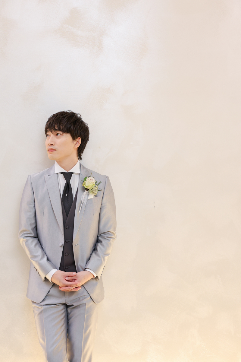新郎様のソロショット