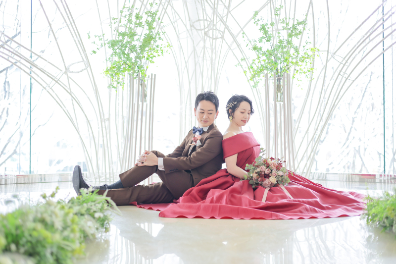 挙式の前撮り撮影に