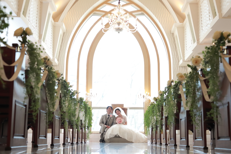 お二人の自然な笑顔があふれます