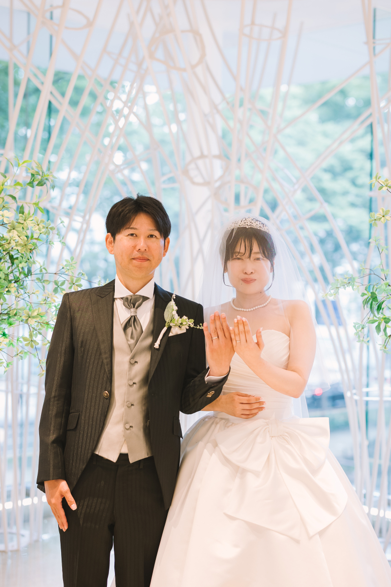 指輪のおひろめ