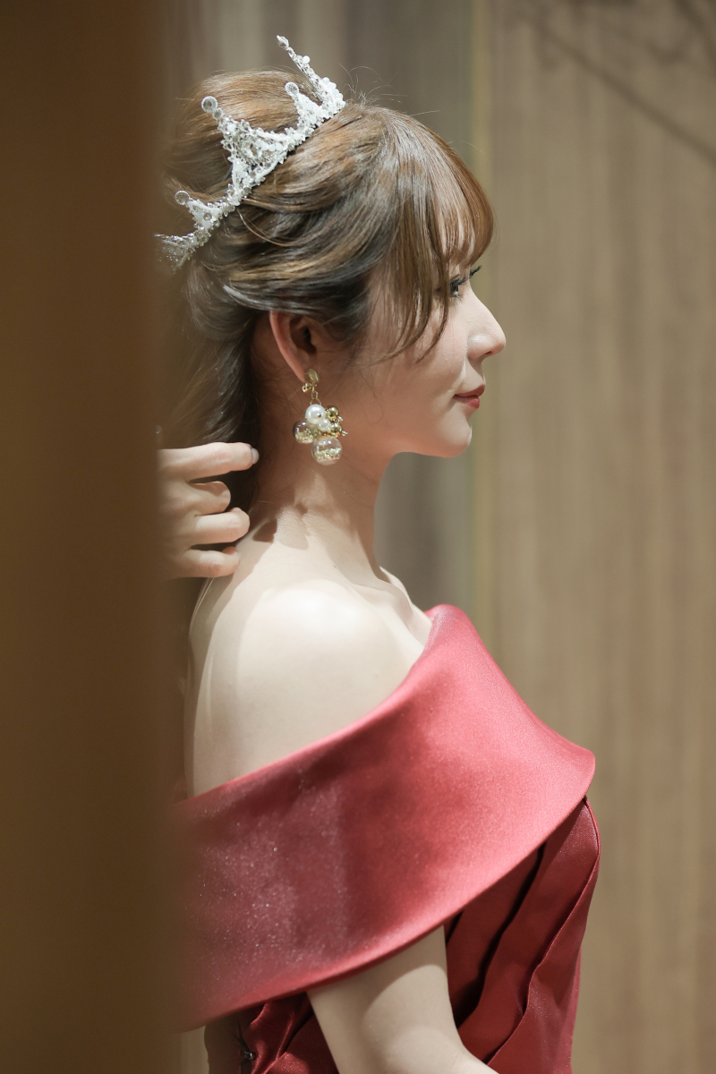 お支度ショットも